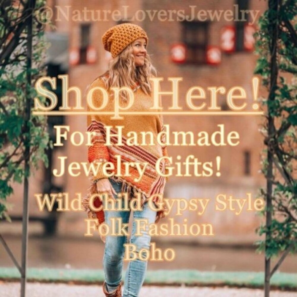 BUY, WEAR & GIFT HANDMADE JEWELRY! Why? Unique & Made with ♥ Care. Buy American!